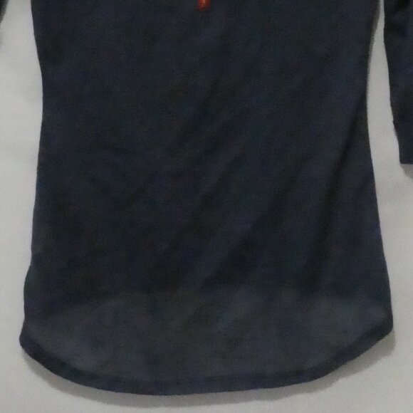 XHILARATION | xs - extra small | Navy Blue 3/4 Sleeve Top with Anchor Design - Picture 16 of 16